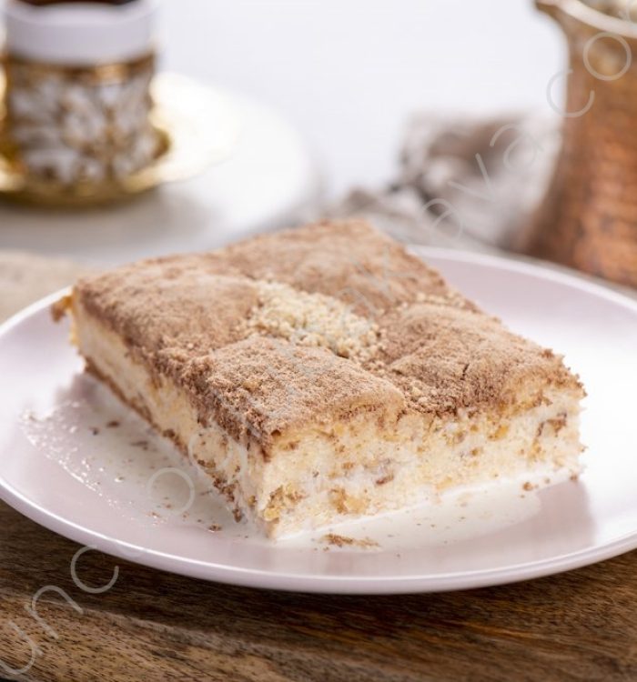 Cold Baklava with Almonds